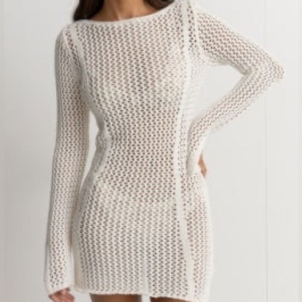Crochet cover up dress